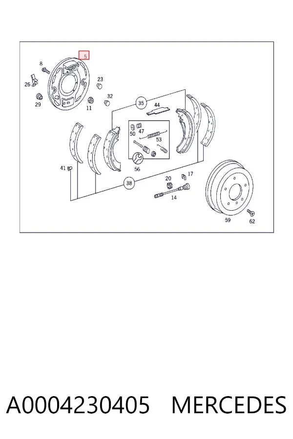  A0004230405 Mercedes