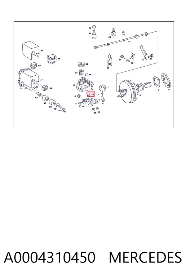  A0004310450 Mercedes