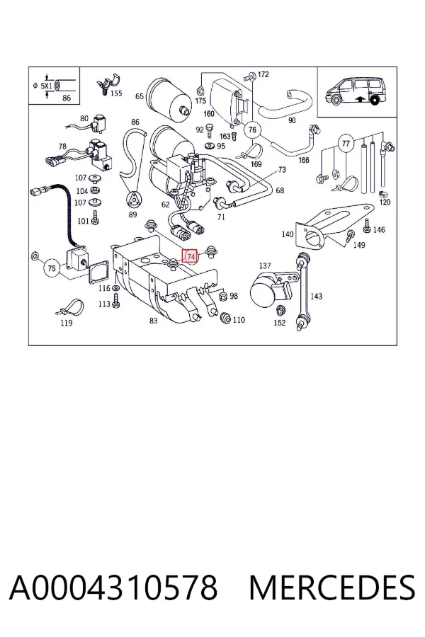  A0004310578 Mercedes