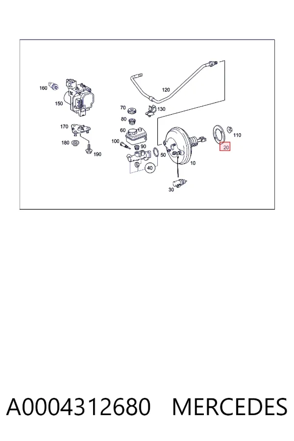  A0004312680 Mercedes