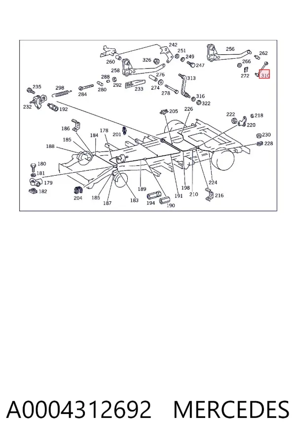  A0004312692 Mercedes