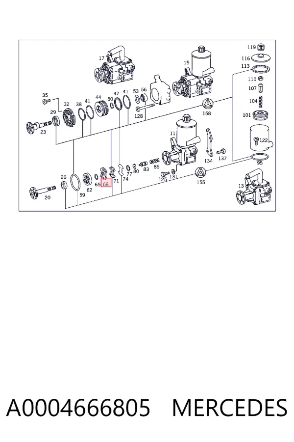  A0004666805 Mercedes