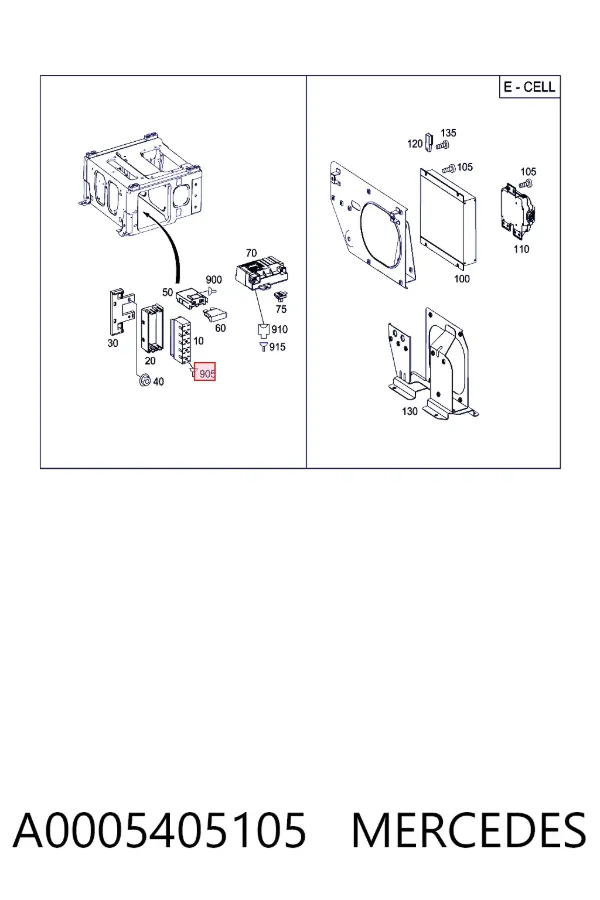  A0005405105 Mercedes