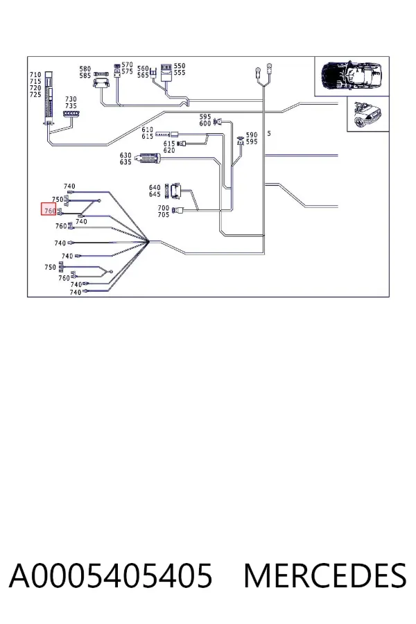  A0005405405 Mercedes