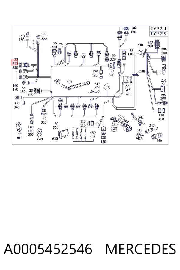 A0005452546 Mercedes