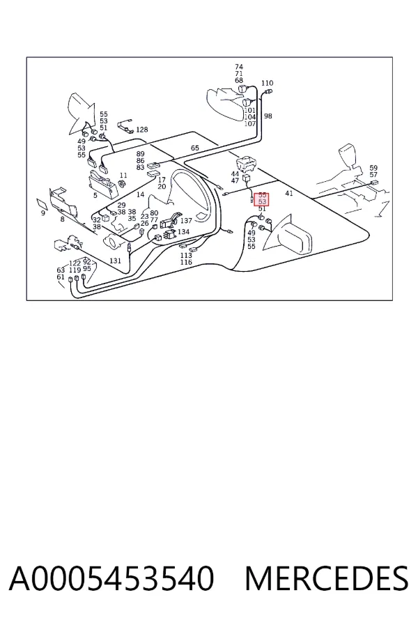  A0005453540 Mercedes