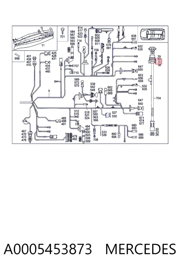  A0005453873 Mercedes