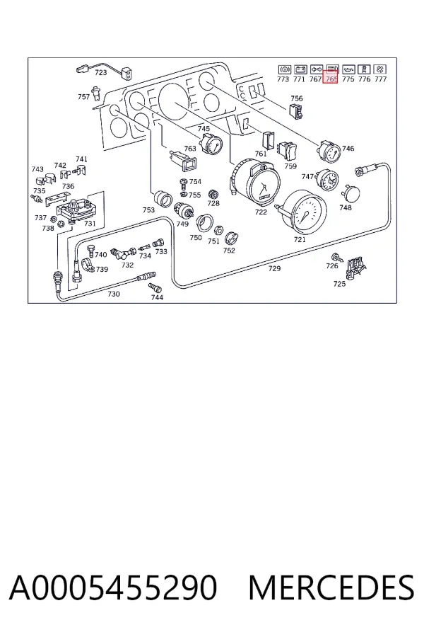  A0005455290 Mercedes
