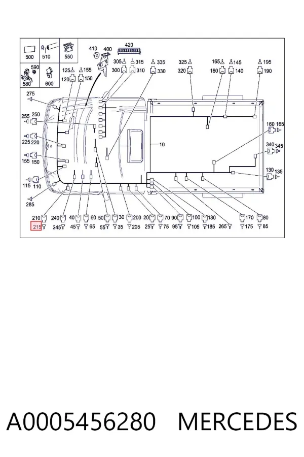  A0005456280 Mercedes