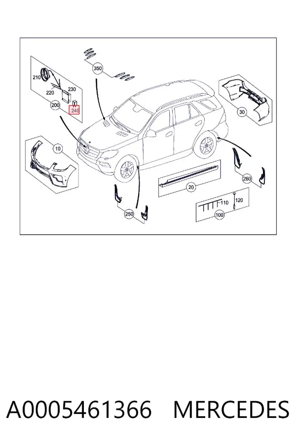  A0005461366 Mercedes