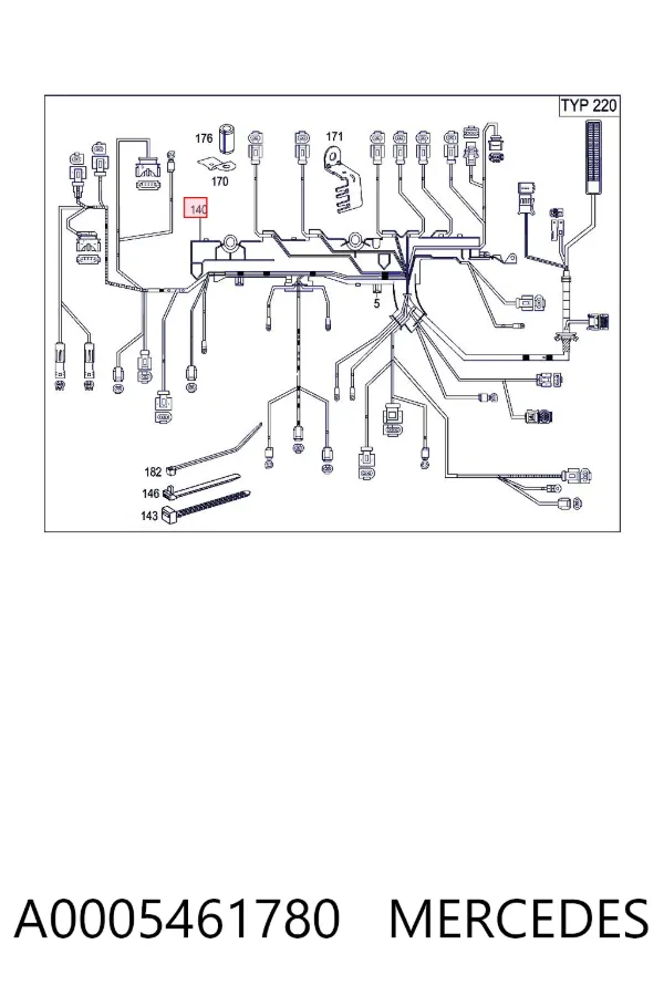  A0005461780 Mercedes