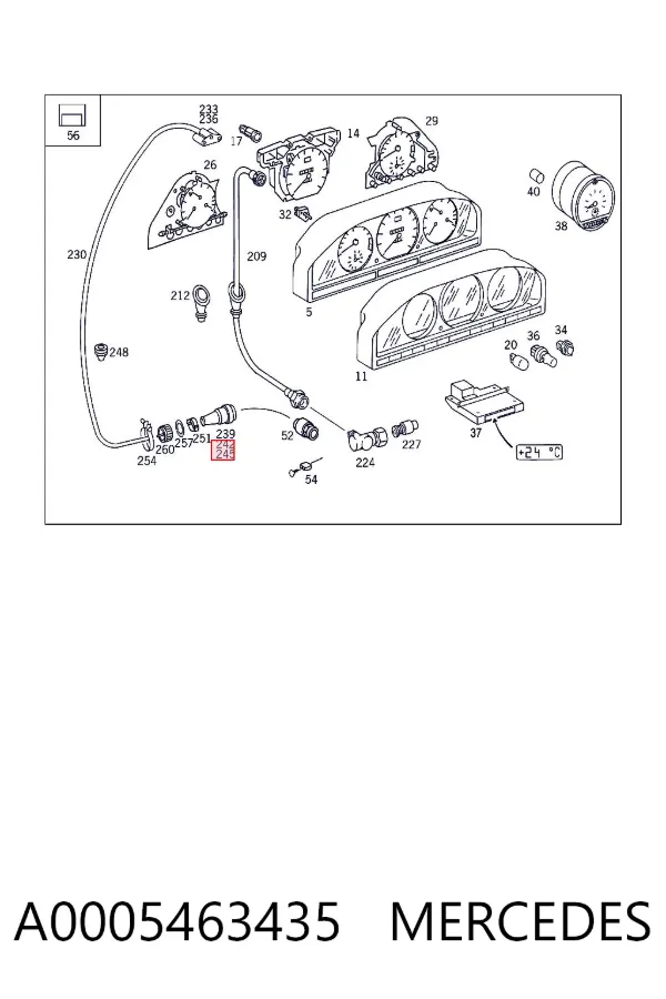  A0005463435 Mercedes