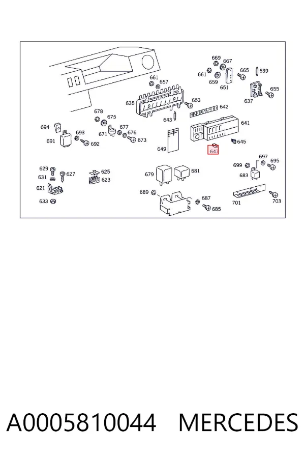  A0005810044 Mercedes
