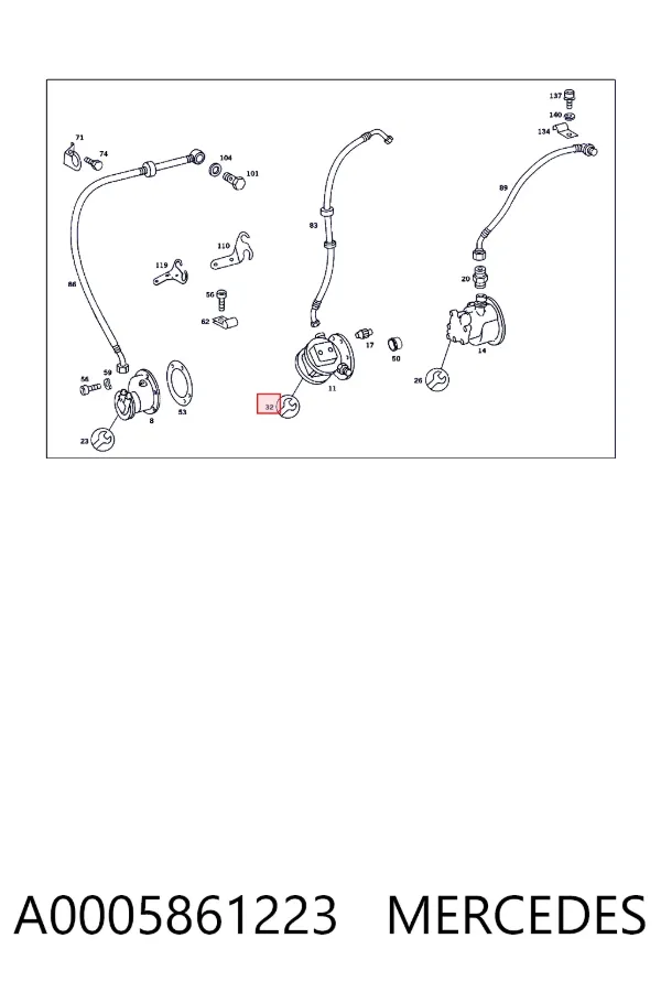  A0005861223 Mercedes