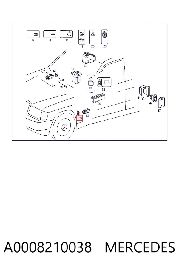  A0008210038 Mercedes