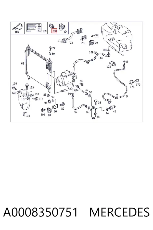  A0008350751 Mercedes