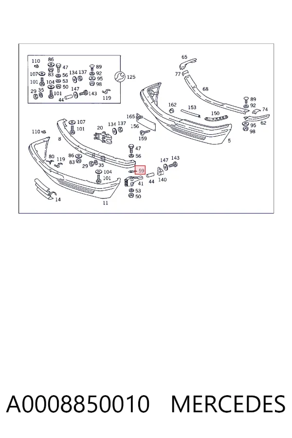  A0008850010 Mercedes