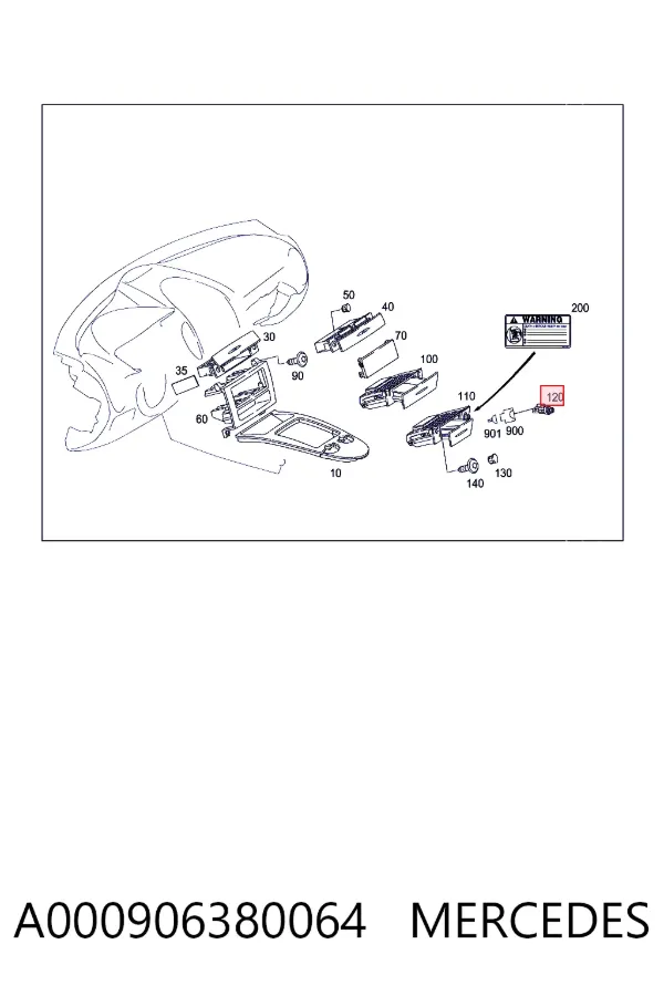 Mechero de coche A000906380064 Mercedes