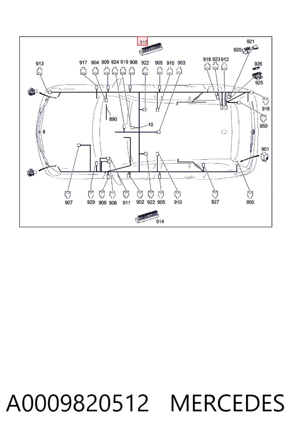  A0009820512 Mercedes
