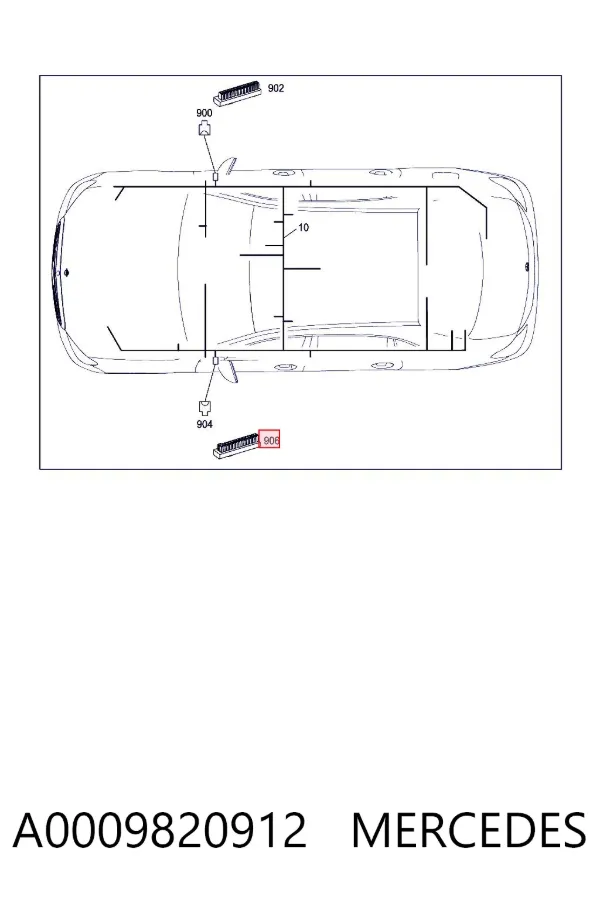 A0009820912 Mercedes