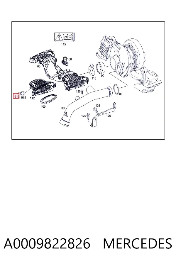  A0009822826 Mercedes