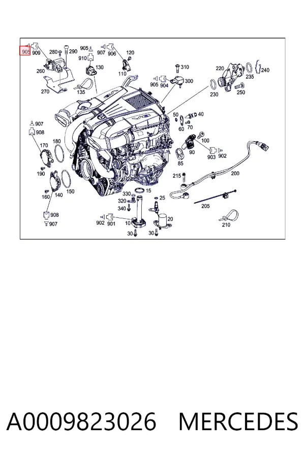  A0009823026 Mercedes