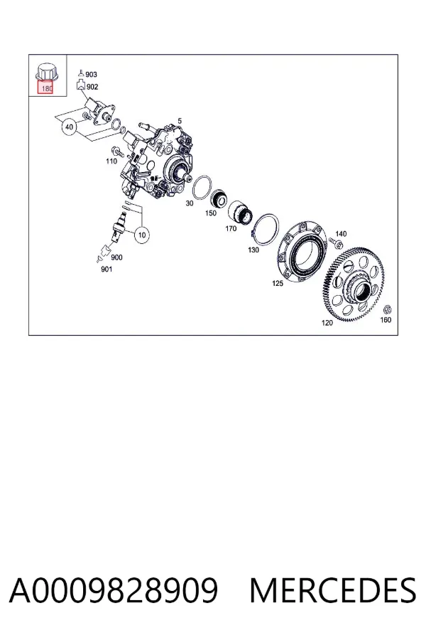  A0009828909 Mercedes