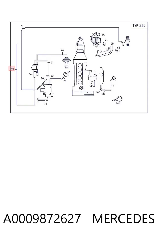  A0009872627 Mercedes