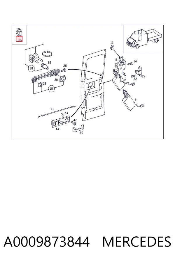  A0009873844 Mercedes
