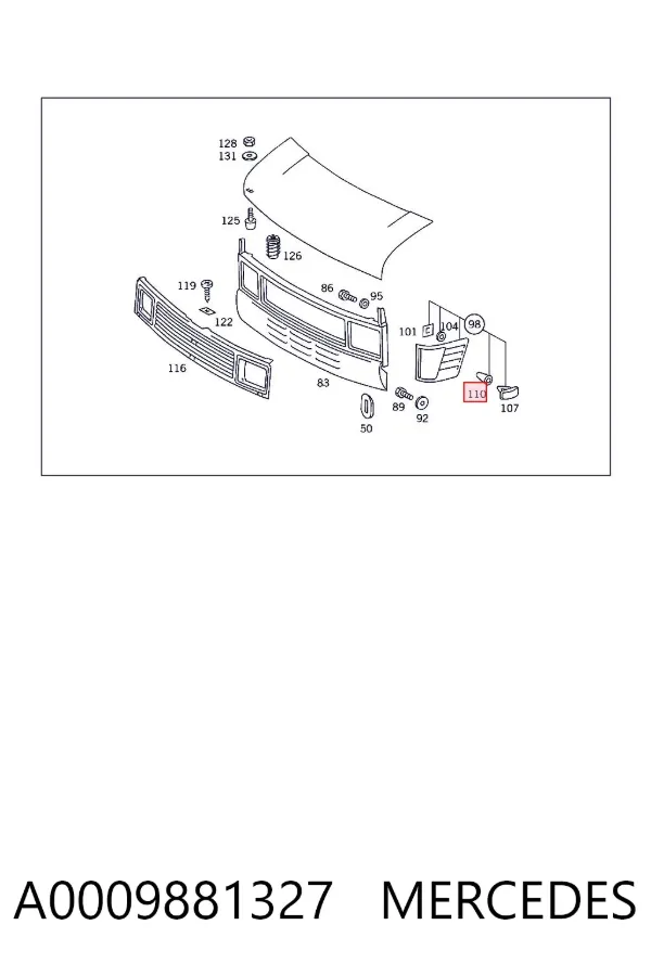  A0009881327 Mercedes