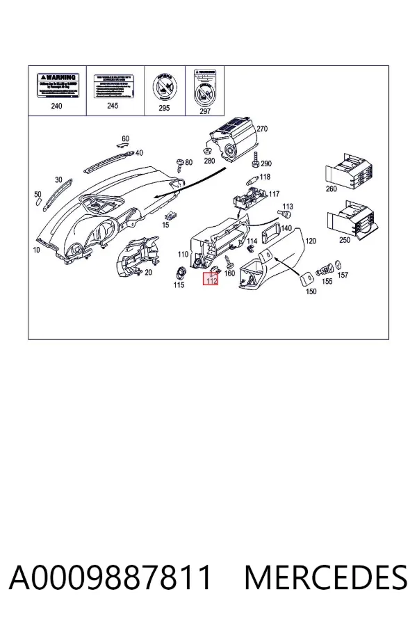  A0009887811 Mercedes
