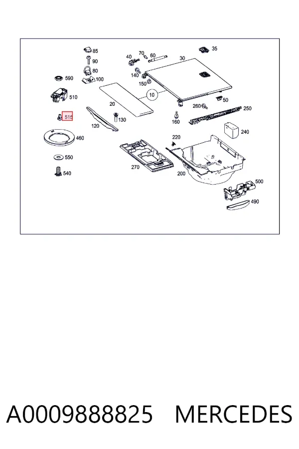 A0009888825 Mercedes