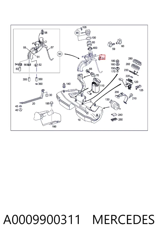  A0009900311 Mercedes