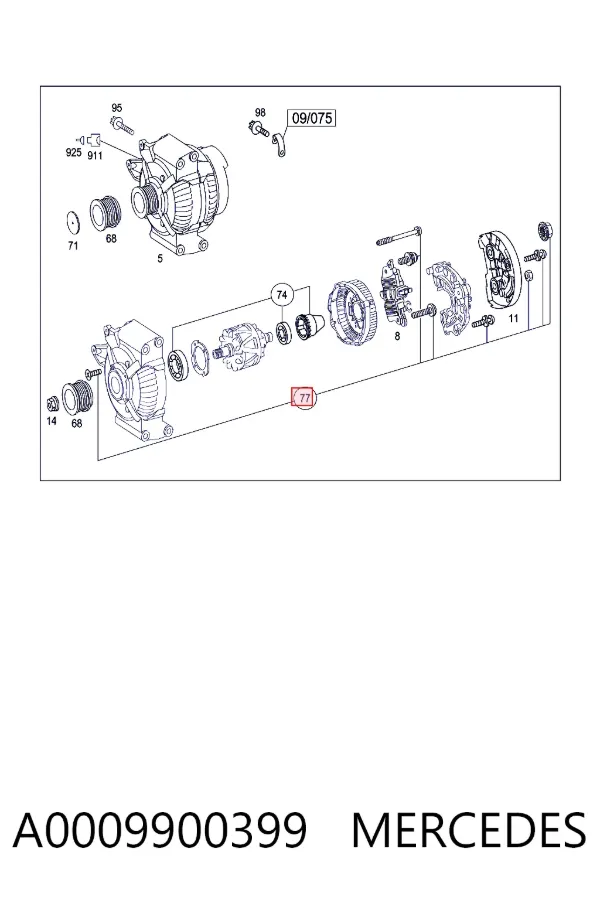  A0009900399 Mercedes
