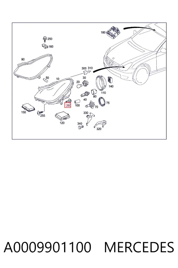  A0009901100 Mercedes