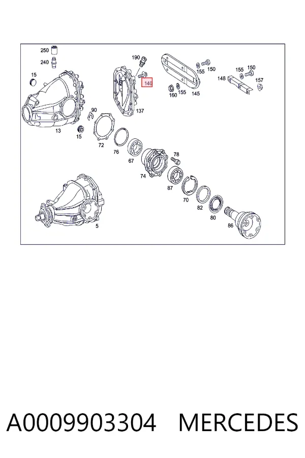  A0009903304 Mercedes