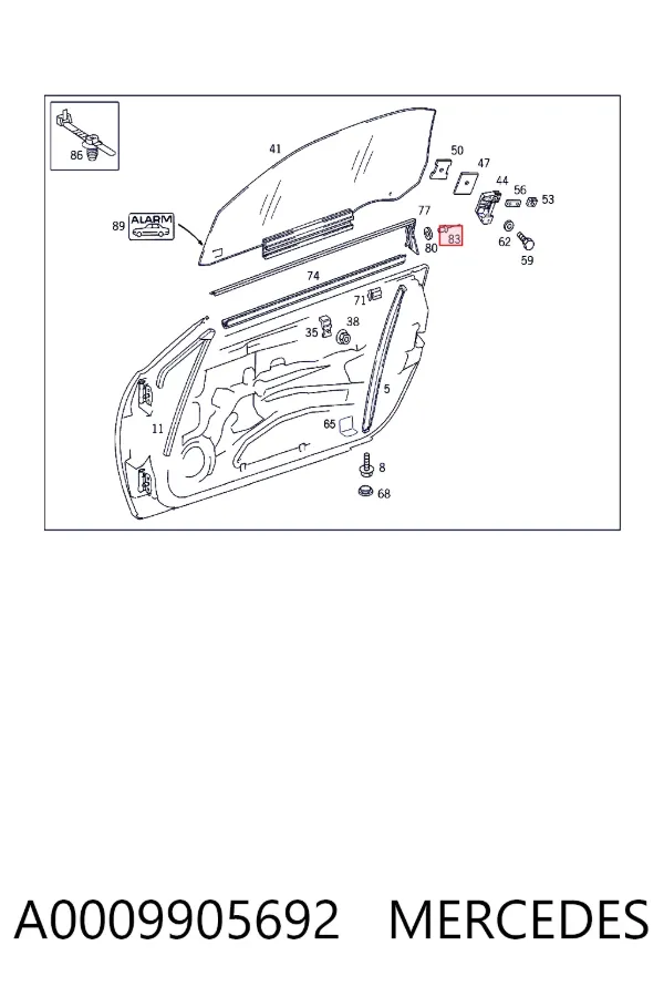  A0009905692 Mercedes