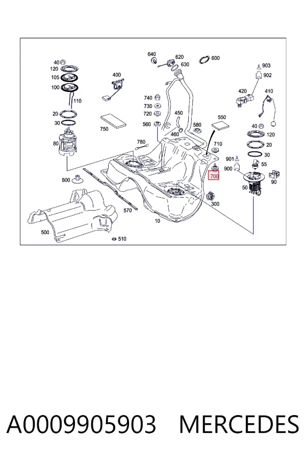 A0009905903 Mercedes