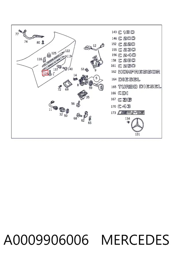  A0009906006 Mercedes