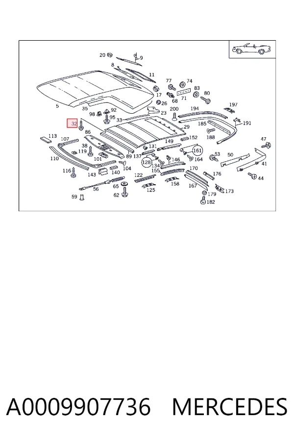  A0009907736 Mercedes
