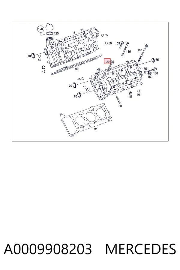 A0009908203 Mercedes