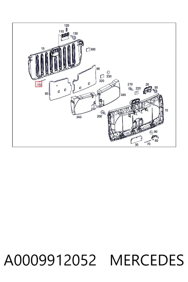  A0009912052 Mercedes