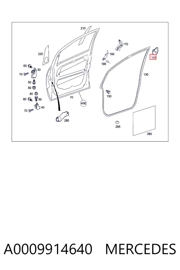  A0009914640 Mercedes