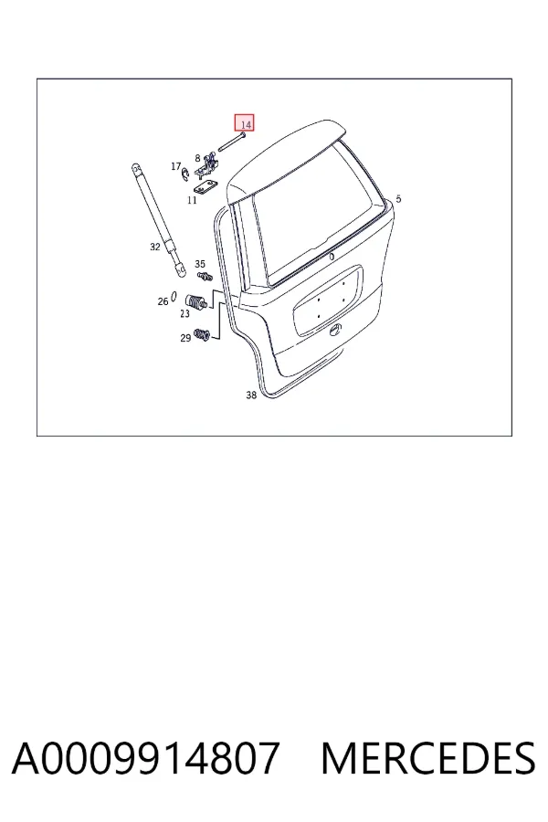  A0009914807 Mercedes