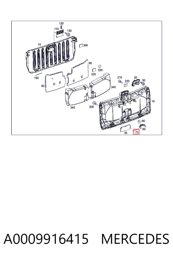  A0009916415 Mercedes