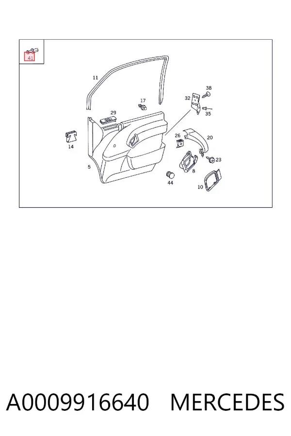  A0009916640 Mercedes