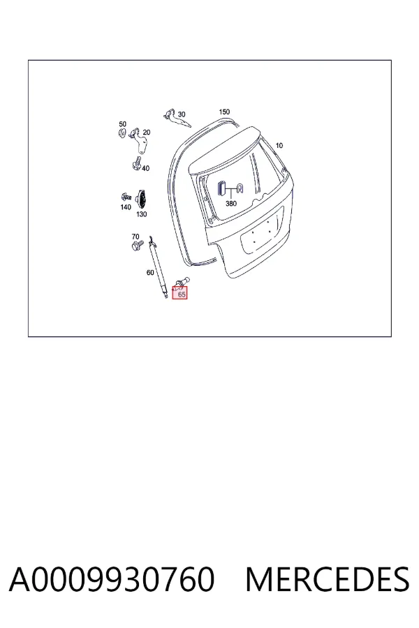  A0009930760 Mercedes