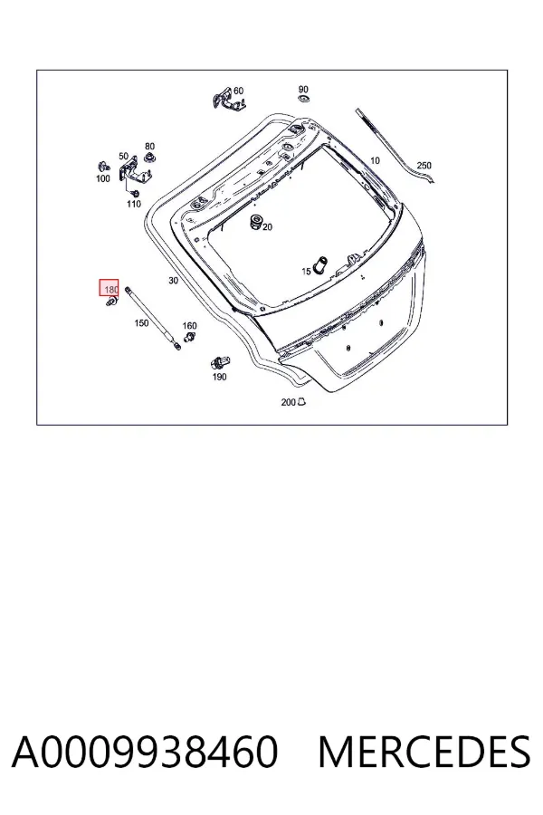  A0009938460 Mercedes