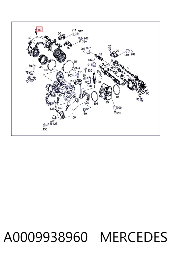  A0009938960 Mercedes