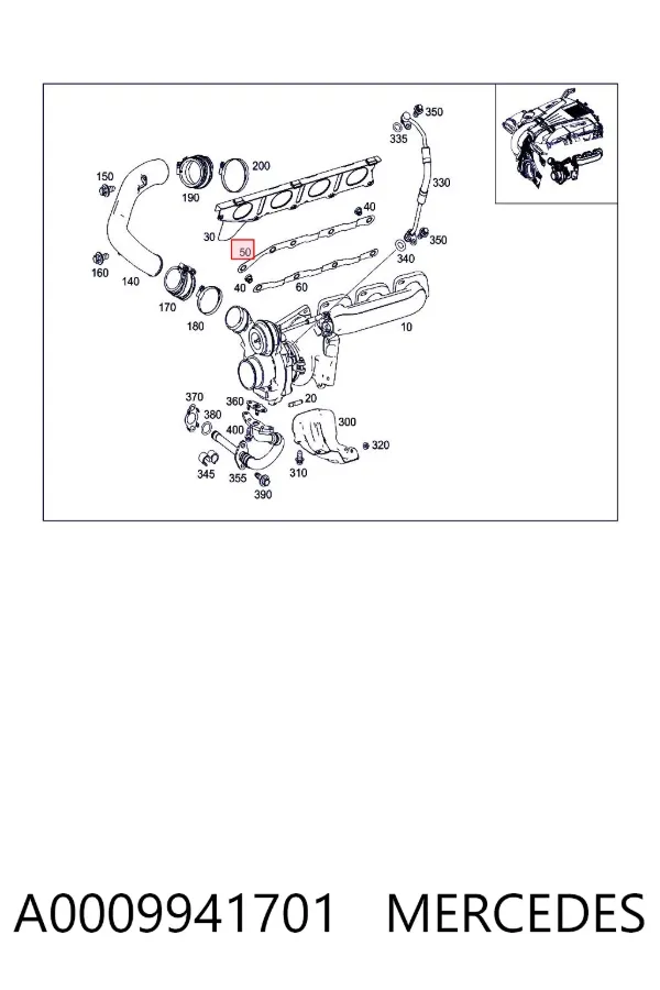  A0009941701 Mercedes